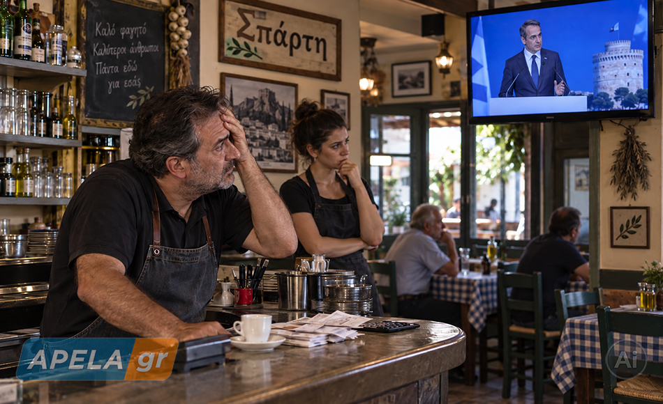 Επαγγελματίες της εστίασης στη Σπάρτη παρακολουθούν τις κυβερνητικές εξαγγελίες μετά τη ΔΕΘ